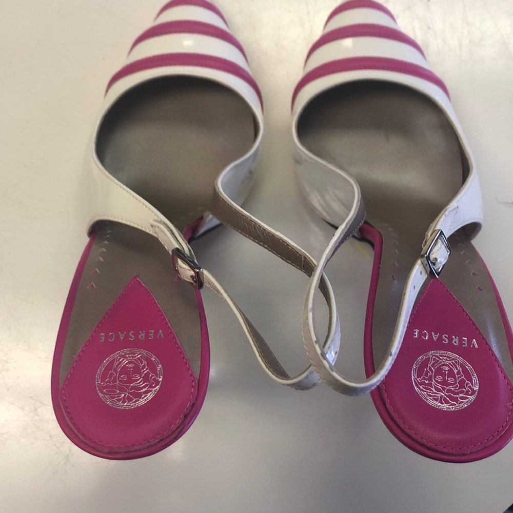 Authentic Versace Sling Back Heels - image 4